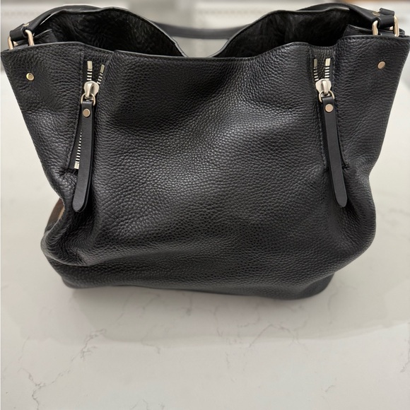 Burberry Black Leather Hobo Bag - Picture 1 of 5